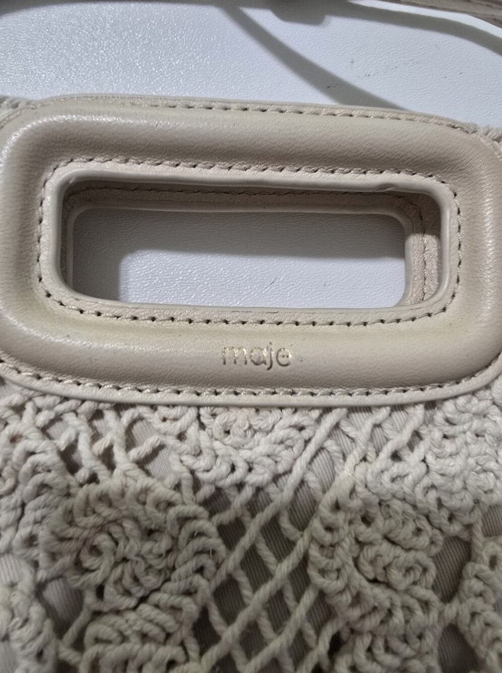 Maje Crochet Knit M Bag - Picture 5 of 16